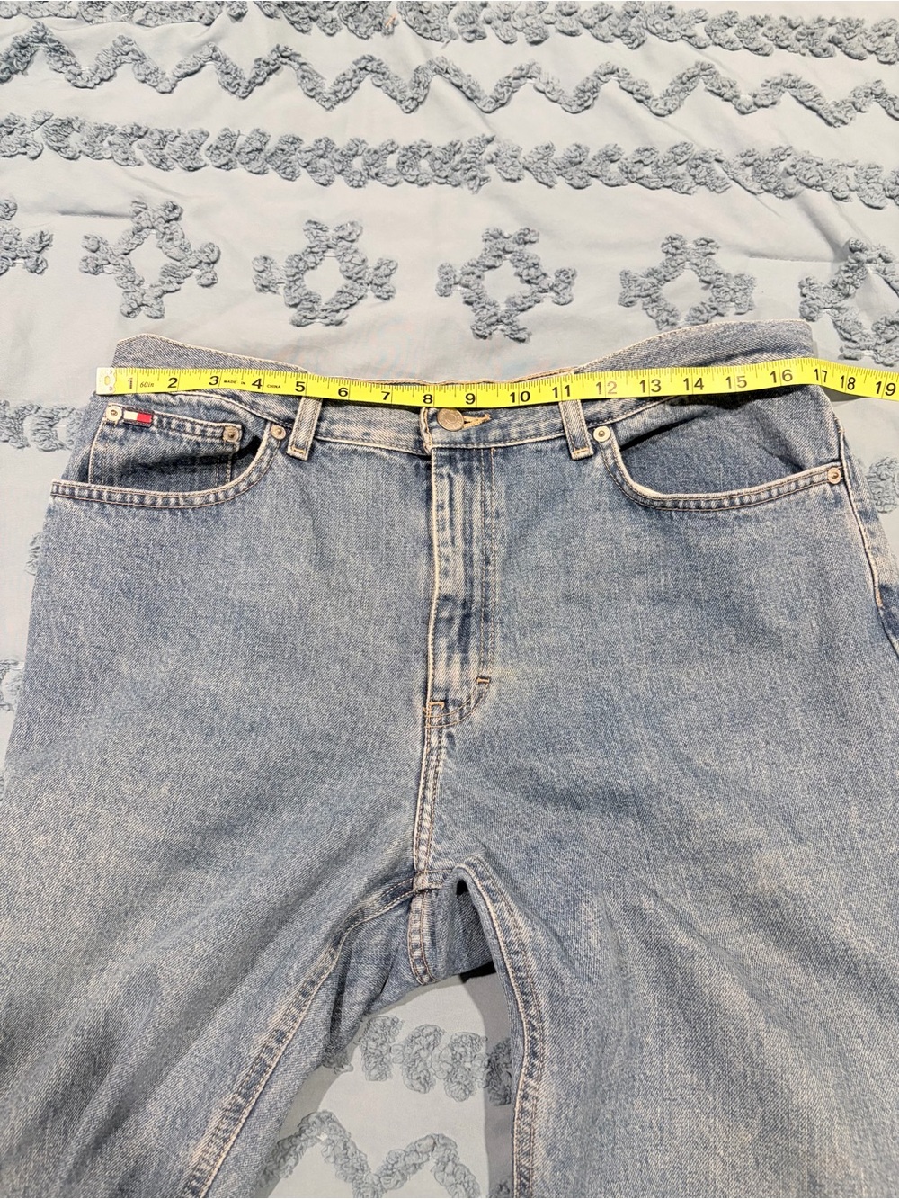 Tommy Hilfiger Jeans Vintage Wide Leg Crop Jeans – Size 14 - Picture 8 of 10